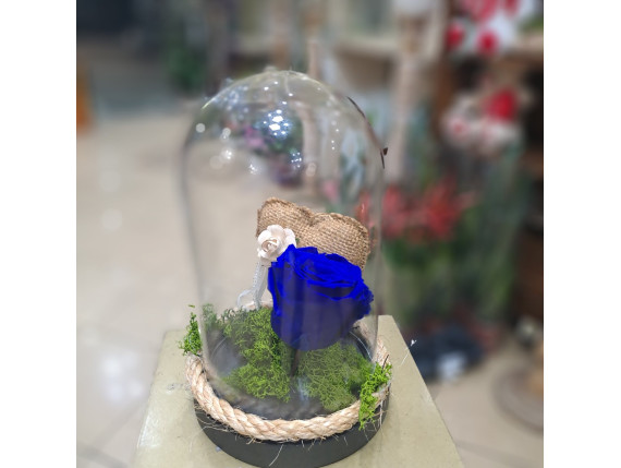 ΓΥΑΛΑ ΜΕ ΤΡΙΑΝΤΑΦΥΛΛΟ FOR EVER ΜΠΛΕ