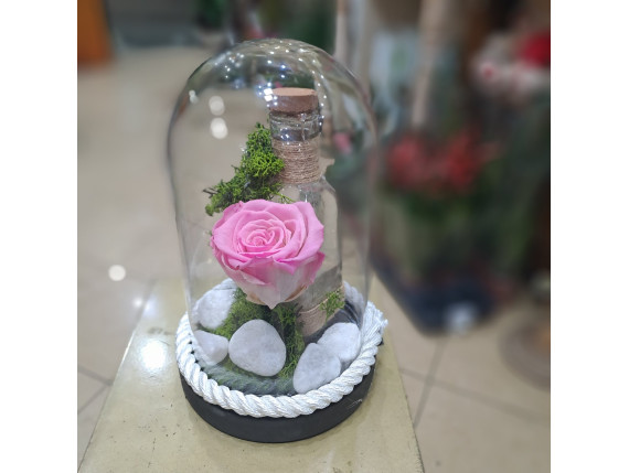 ΓΥΑΛΑ ΜΕ ΤΡΙΑΝΤΑΦΥΛΛΟ FOR EVER ΡΟΖ